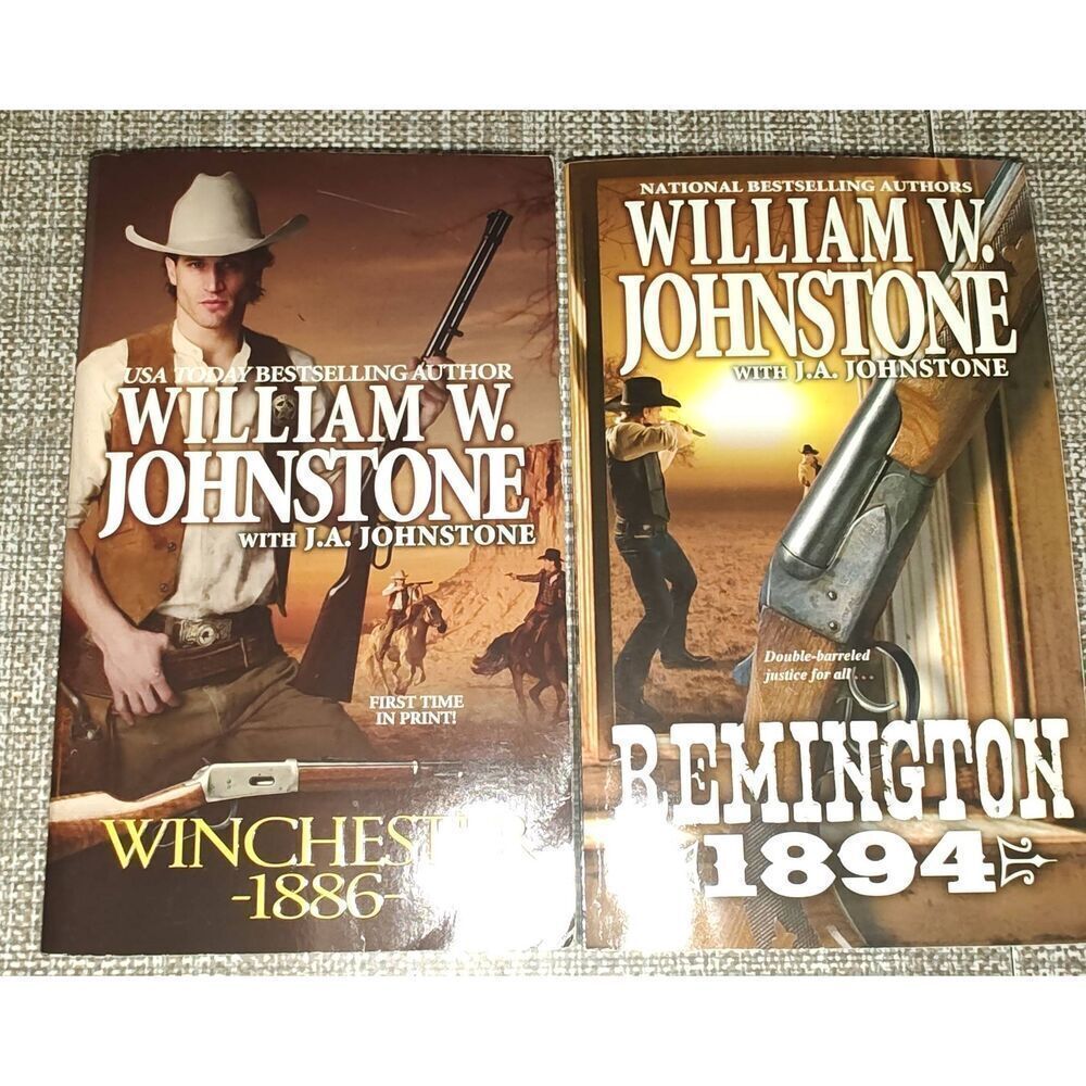 Winchester/Remington/Springfield Series William W Johnstone paperback (2/4 in se